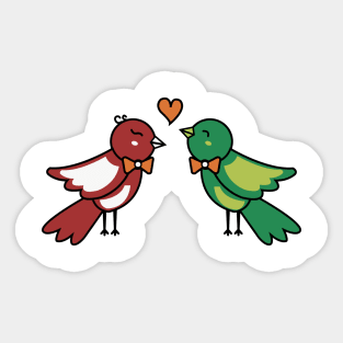 love birds Sticker